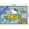 Trends International Hello Kitty: 19 Pink - Airplane Framed Wall Poster Prints - 3 of 4