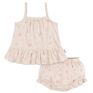 Gerber Baby Girls' Top and Diaper Cover Set - 2-Piece - 1 of 4