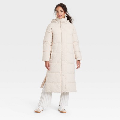 Women's Hooded Duvet Puffer Jacket - Picture 3 of 6