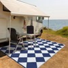 Outdoor Rug for Patio Reversible, Plastic Straw Rug Waterproof Camping Rug Portable - 2 of 4