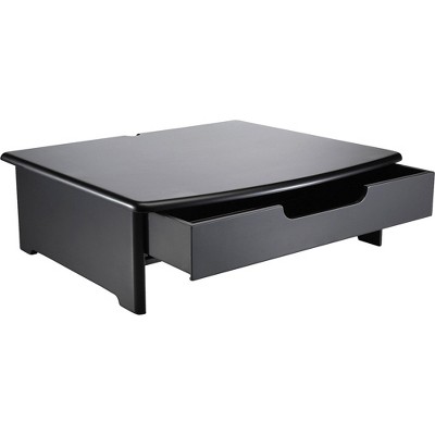 Rolodex Monitor Stand Wood 15"x13-1/4"x4-3/4" Black 82430