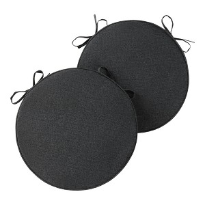 Kensington Garden 2pc 18" Round Outdoor Chair Pad - 1 of 4