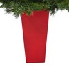 Nearly Natural 4.5-ft Wyoming Mixed Pine Artificial Christmas Tree with 250 Clear Lights and 462 Bendable Branches in Red Tower Planter - 4 of 4