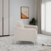 Aortzio 35.24"W Corduroy Accent Chair,Sofa Chair with Large Seat and Wide Armrests - 3 of 4