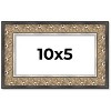 PosterPalooza | Panoramic Ornate Silver Picture Frame - UV Acrylic, Foam Board Backing, Hanging Hardware - 2 of 4