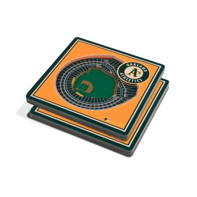 MLB Oakland Athletics 3D Stadium View Coaster