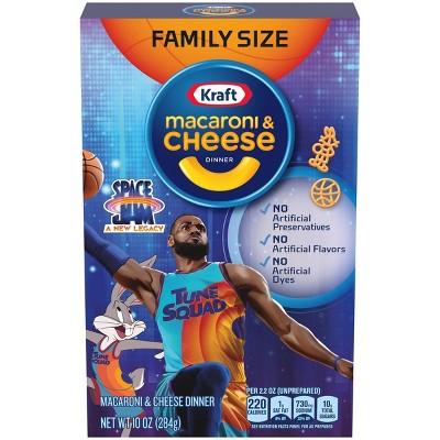 Kraft Family Size Macaroni & Cheese with Space Jam Shapes - 10oz