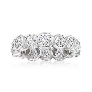 Ross-Simons 4.00 ct. t.w. CZ Eternity Band in Sterling Silver - 1 of 4