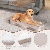 Angel Sar 43x26 Inch Orthopedic Dog Bed with Memory Foam, Waterproof Large Dog Mat, 35D High-Density Support Bed with Removable Washable Cover - 4 of 4