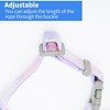 Unique Bargains Escape Proof Cat Harness and Leash Set with Bee Pattern for Large and Small Cats Travel Walking Medium Purple - 4 of 4