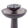Riverstone Two-Tier Solar On Demand Fountain with Tuscan Stone Finish - Smart Solar - image 3 of 3