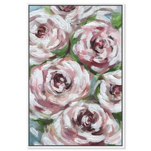Art Remedy Doll Memories - Textured Roses Beach Life Inspired Wall Art Framed - 1 of 4