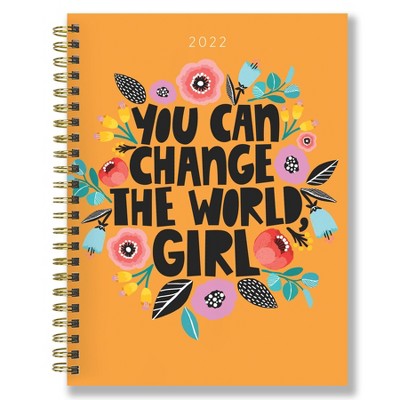 2022 Planner Weekly/Monthly Change the World Medium - The Time Factory