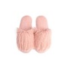 Roxoni Cozy Chic Girls' Fuzzy Slippers – Faux Fur Comfort with Fluffy Hair Top Design - 2 of 4