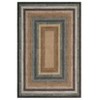 Area Rug Washable Braided Print Rug, Modern Living Room Rugs, Farmhouse Low Pile Non-Slip Area Rug - 3 of 4