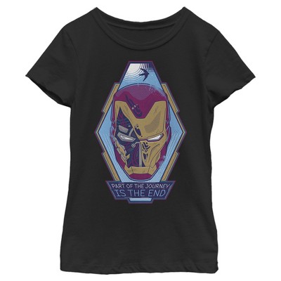 Girl's Marvel Avengers: Endgame Iron Man End Journey T-Shirt