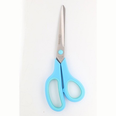 Heavy Duty Big Aluminum Plated Gray Scissors With Sharp Blades For