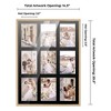 PosterPalooza | Natural Finish Collage Frame - Black Mat, 20 Frame Sizes to Choose From, UV Acrylic - 2 of 4