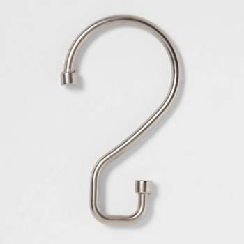 S Shaped Shower Curtain Hooks With Ball End Cap - Made By Design™ : Target