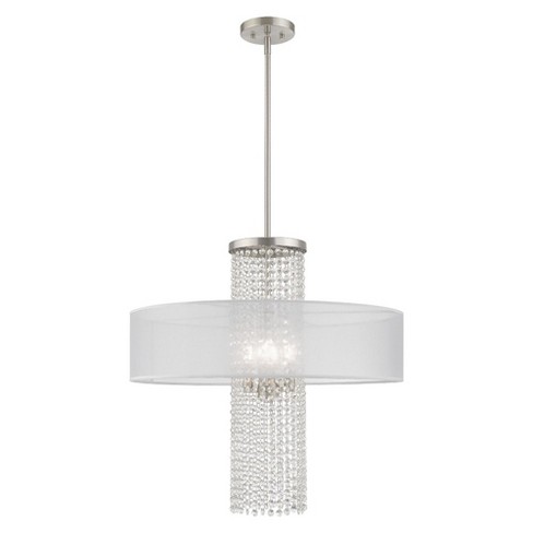 Livex Lighting Bella Vista 4 - Light Chandelier in  Brushed Nickel - image 1 of 4