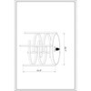 Modern End Table Coffee Table for Living Room, Storage Shelf Center Sofa Tea Table for Home Office Furniture - 2 of 4