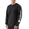 Carhartt Men's Loose Fit Heavyweight Long Sleeve Logo Graphic Work T-Shirt - K231-CHR - 2 of 4