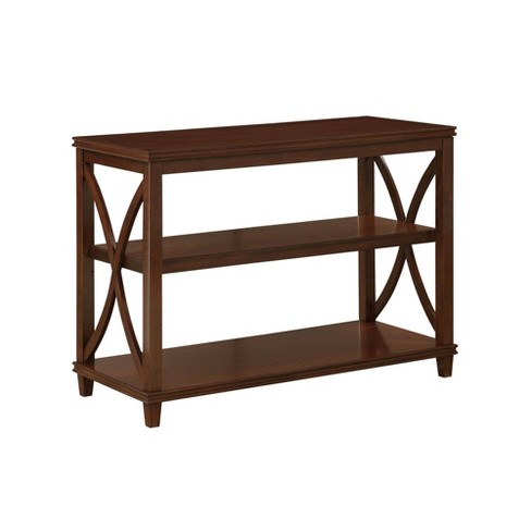 Console Table Wooden Side Hall Table 3 Drawers Shelf Florence Kitchen  Furniture