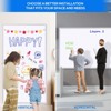 Maxtek Magnetic Dry Erase Board Aluminum Frame: Wall Mount Whiteboard for Office & Presentation - 3 of 4