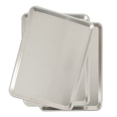 nordic ware natural aluminum commercial baker's half sheet with lid