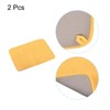 Unique Bargains Microfiber Ultra Absorbent Reversible Soft Dish Drying Mat 19.69" x 14.97" Yellow 2 Pcs - 3 of 4
