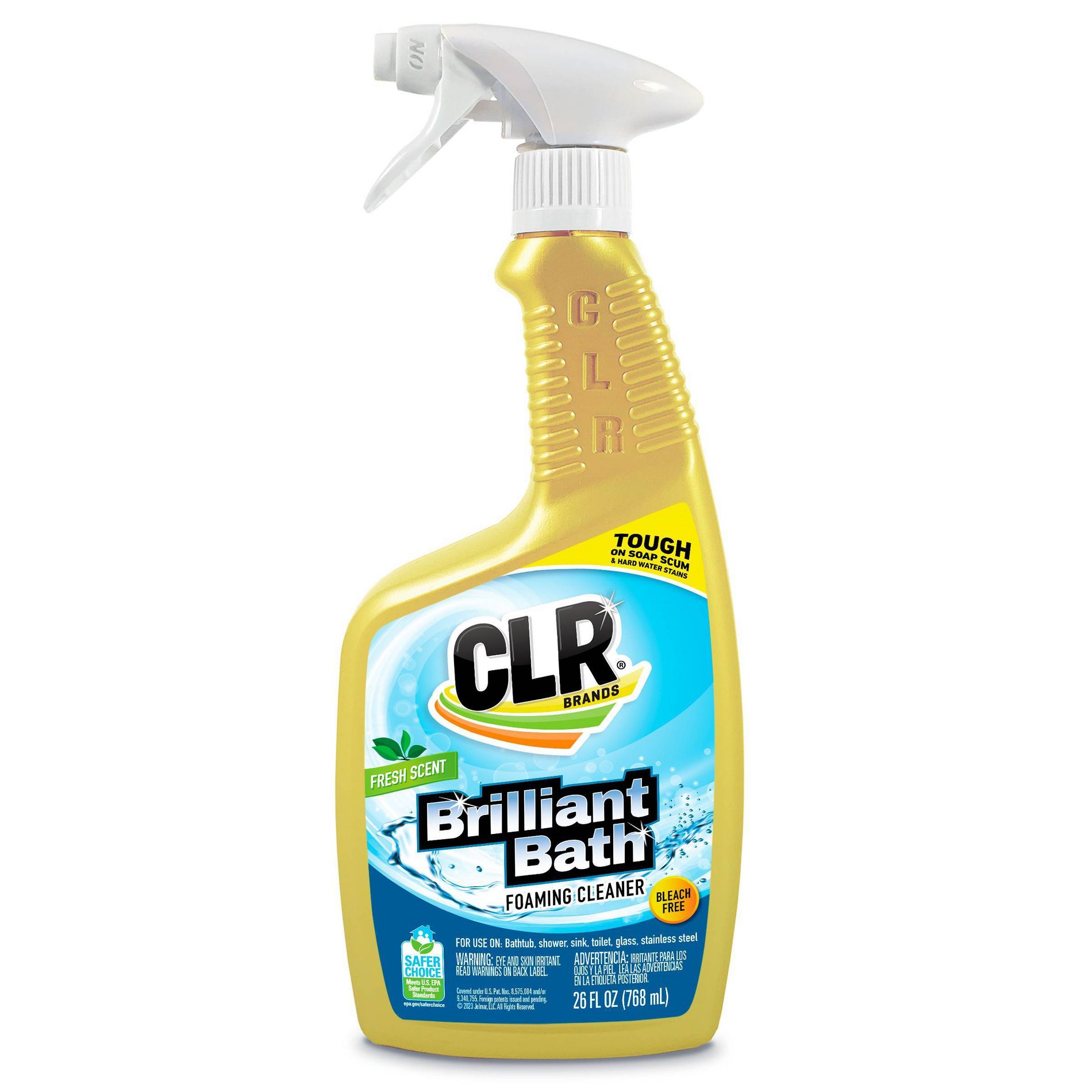 CLR Clean Fresh Scent Brilliant Bath Foaming Bathroom Cleaner Spray - 26 fl oz
