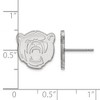 Black Bow Jewelry 14k White Gold Baylor Bears NCAA Post Earrings - 2 of 3