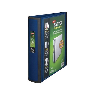 Staples 1 1/2" 3-Ring Better Binder Blue (13400) 648825