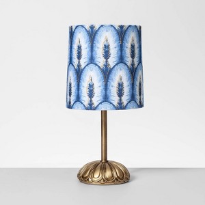 Peacock Shade Table Lamp Blue (Lamp Only) - Opalhouse