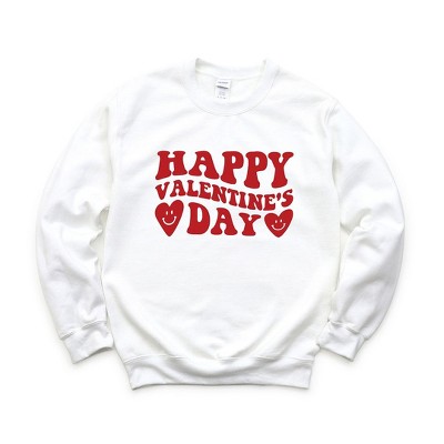 Simply Sage Market Women's Graphic Sweatshirt Happy Valentine's Day Heart