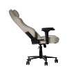 Kumasinova Adjustable Ergonomics Gaming Chair,360°Swivel Office Chairs with Head&Lumbar Pillow,90-135°Reclining Chair for Office&Home,300lbs Max,Beige - 4 of 4