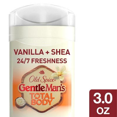 Old Spice Whole Body Deodorant for Men - Total Body Aluminum Free Deodorant - Vanilla & Shea - 3oz