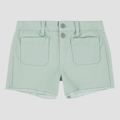Levi's® Girls' Front Pocket Shorts - Light Green