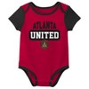 MLS Atlanta FC Infant Boys' 3pk Bodysuit - 4 of 4