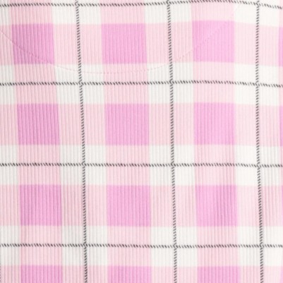 brushed pink plaid