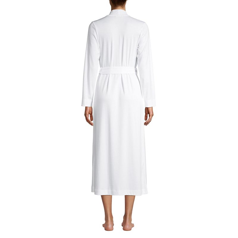 Lands' End Women's Supima Cotton Long Robe, 2 of 5
