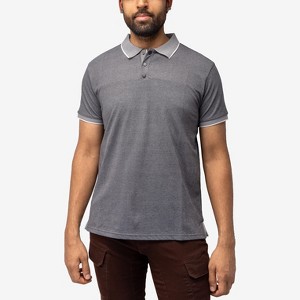 XRAY Men's Short Sleeve Pieced Pique Tipped Polo - 1 of 4