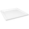 VidaXL Square ABS Shower Base Tray White 31.5 in.x31.5 in. - 2 of 4
