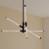 VAXCEL Avalon 3L LED Contemporary Pendant Light White Acrylic Adjustable Arms - 2 of 4