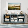 Tangkula Farmhouse TV Stand for TVs up to 65" Modern Vintage TV Cabinet for Living Room - 2 of 4