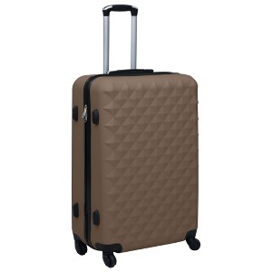 vidaXL Hardcase Trolley Brown ABS - 1 of 4