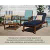 Honeycomb Outdoor Highback Dining Chair Cushion - 3 of 4