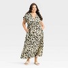 Women's Flutter Short Sleeve Maxi A-Line Dress - A New Day™ - 3 of 3