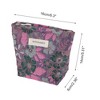 Unique Bargains Vintage Embossment Flower Makeup Bag 1 Pc - 2 of 4