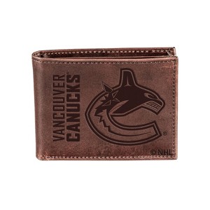 Evergreen Vancouver Canucks Crazy Horse Collection Bi-Fold Wallet - 1 of 1